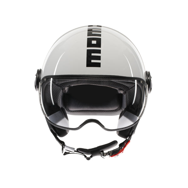 Casco moto jet FGTR CLASSIC Mono E2206 Bianco lucido / nero