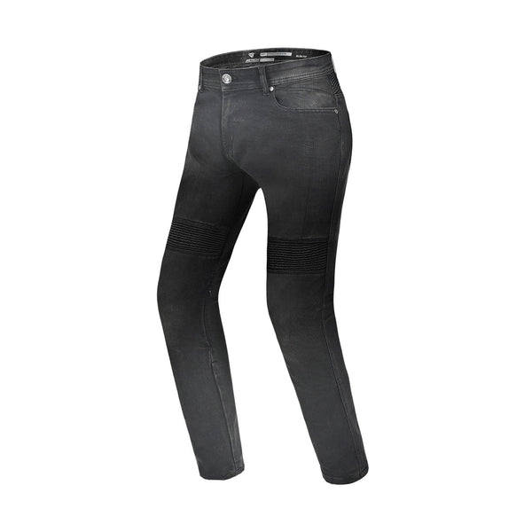 R-TECH VALENCIA PANTALONI DE DONNA DENIM JEANS NERO SPRAY