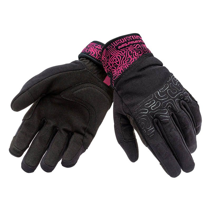 TUCANO URBANO Guanti LADY MIKY Nero/Fucsia Graphic