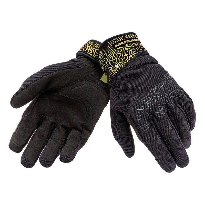 TUCANO URBANO Guanti LADY MIKY Nero/Giallo Fluo
