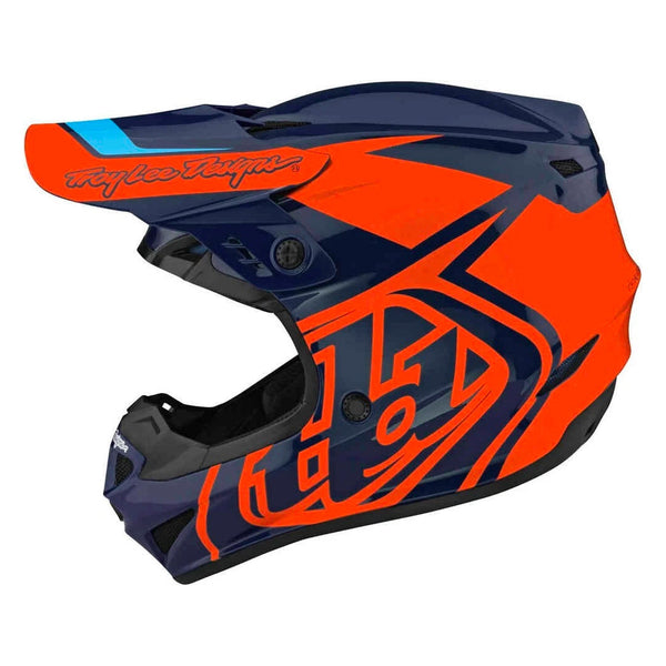 Troy Lee Designs GP Helmet Overload Navy/Orange