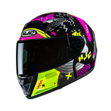 HJC Y10 Mika MC3H Black/Yellow/Purple