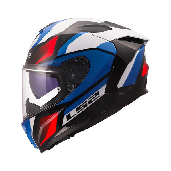 LS2 Challenger II Helmet Viper Blue/Red/Black/White Gloss