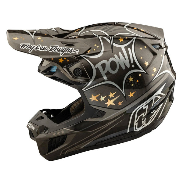 Troy Lee Designs SE5 Carbon Helmet W/Mips Cosmic Explosion Grey