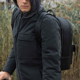 Momodesign Zaino Business Unico in saffiano nero