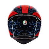 Agv K1 S E22.06 Helmet Speedarmor Black/Orange/Blue Gloss