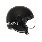 Casco moto jet FGTR CLASSIC Mono E2206 Nero opaco / bianco