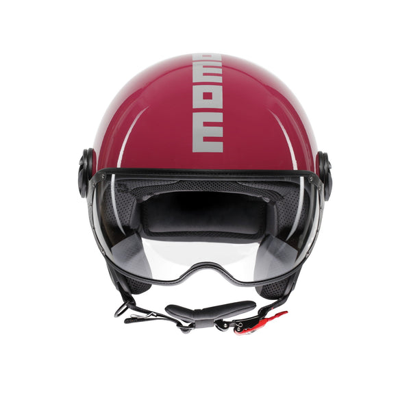 Casco moto jet FGTR CLASSIC Candy E2206 Fucsia / bianco
