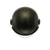 Casco moto jet FGTR EVO Mono E2206 Verde opaco / nero