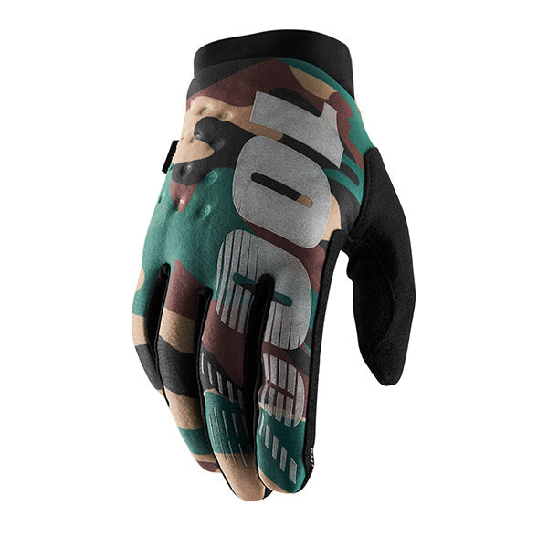 GUANTI 100% BRISKER CAMO/BLACK (S)