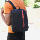 Momodesign Zaino Sportivo Gear Nero / Arancione Fluo