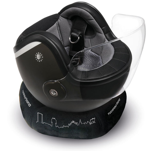 TUCANO Poggiacasco supporto casco da casa e ufficio Atollo Skyline in Neoprene
