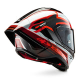 Alpinestars Supertech R10 Team Helmet Black Carbon/Red/White Gloss