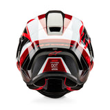 Alpinestars Supertech R10 Team Helmet Black Carbon/Red/White Gloss
