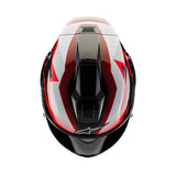 Alpinestars Supertech R10 Team Helmet Black Carbon/Red/White Gloss
