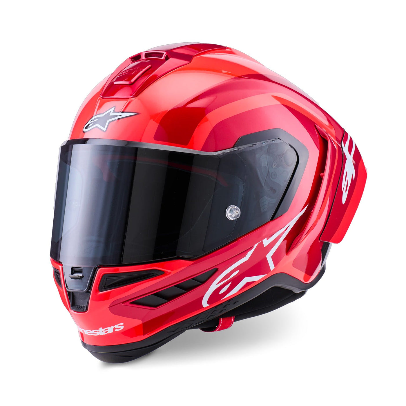 Alpinestars Supertech R10 Helmet Arius Black/White/Double Red Gloss