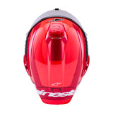 Alpinestars Supertech R10 Helmet Arius Black/White/Double Red Gloss