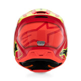 Alpinestars SM3 Youth Fray ECE06 Helmet Red/Yellow Fluo/Black Gloss