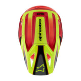 Alpinestars SM3 Youth Fray ECE06 Helmet Red/Yellow Fluo/Black Gloss