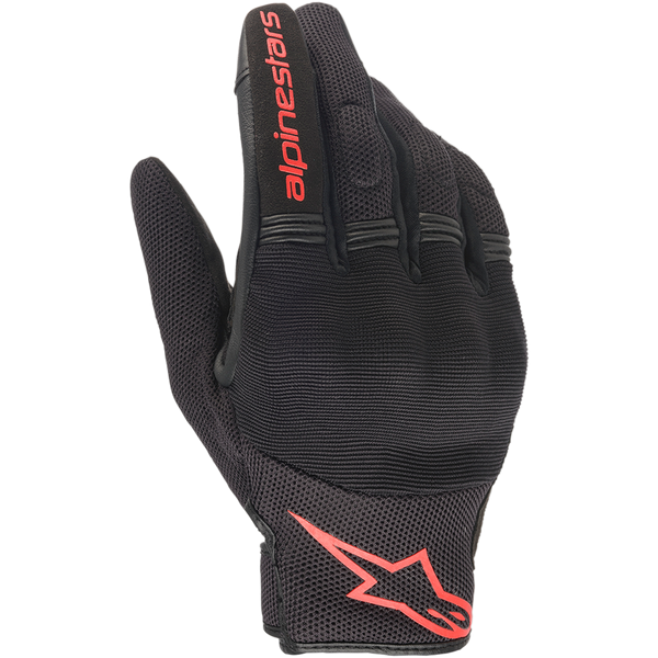Guanti Moto Estivi ALPINESTARS Nero e Rosso Fluo