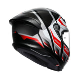 Agv K6 S E22.06 Helmet Karve Black/White/Red Matt