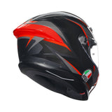 Agv K6 S E22.06 Helmet Slashcut Black/Grey/Red Gloss