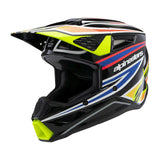 Alpinestars SM3 Youth Wurx Black/Yellow Fluo/Blue/Red Gloss