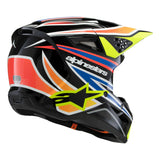 Alpinestars SM3 Youth Wurx Black/Yellow Fluo/Blue/Red Gloss