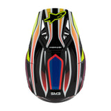 Alpinestars SM3 Youth Wurx Black/Yellow Fluo/Blue/Red Gloss