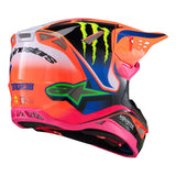 Alpinestars Supertech M10 Helmet Deegan Monster Orange Fluo/Purple/Pink Fluo Gloss