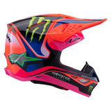 Alpinestars Supertech M10 Helmet Deegan Monster Orange Fluo/Purple/Pink Fluo Gloss