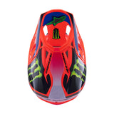 Alpinestars Supertech M10 Helmet Deegan Monster Orange Fluo/Purple/Pink Fluo Gloss