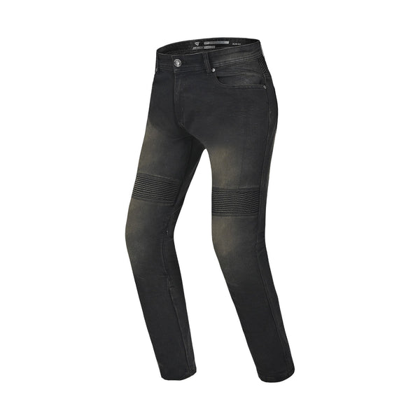 R-TECH VALENCIA PANTALONI DE DONNA DENIM JEANS  NERO KHAKI TINT SPRAY