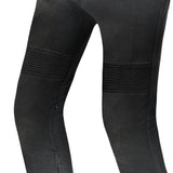 R-TECH VALENCIA PANTALONI DE DONNA DENIM JEANS NERO SPRAY