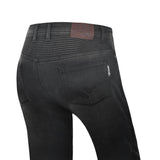 R-TECH VALENCIA PANTALONI DE DONNA DENIM JEANS NERO SPRAY
