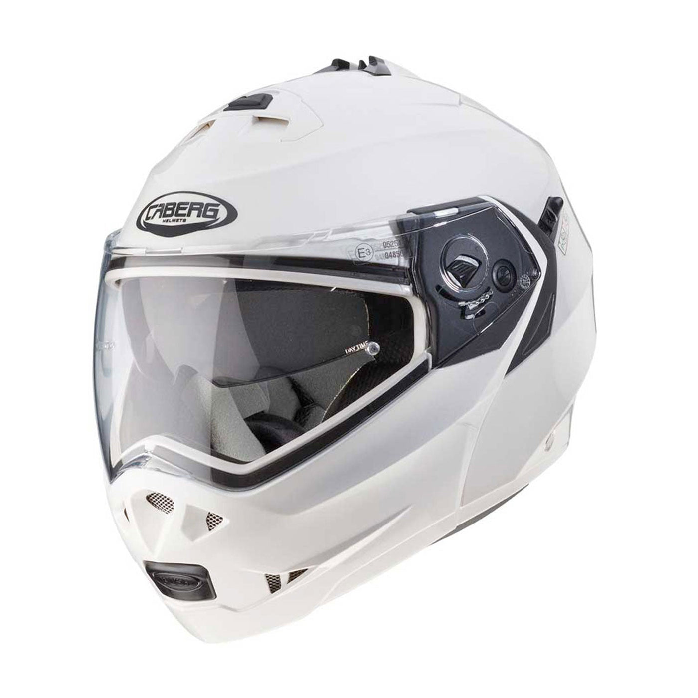 Caberg Duke 2 Helmet White Metal Gloss