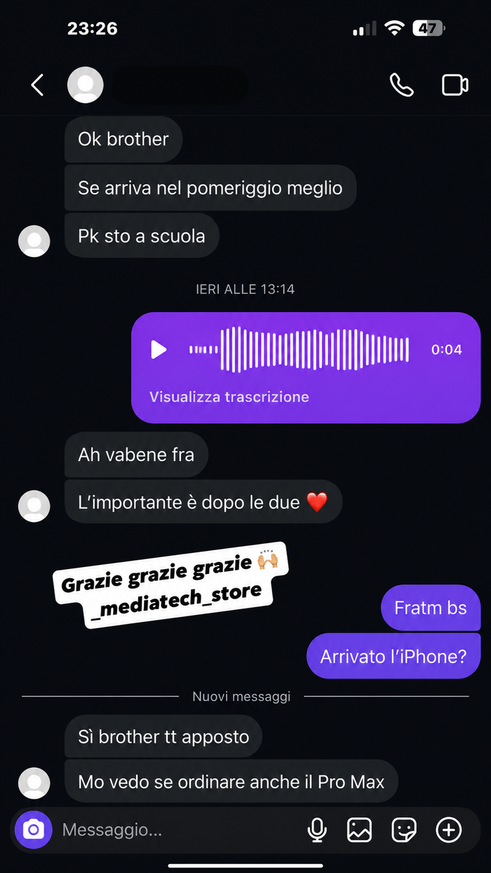 Le vostre esperienze con MediaTech