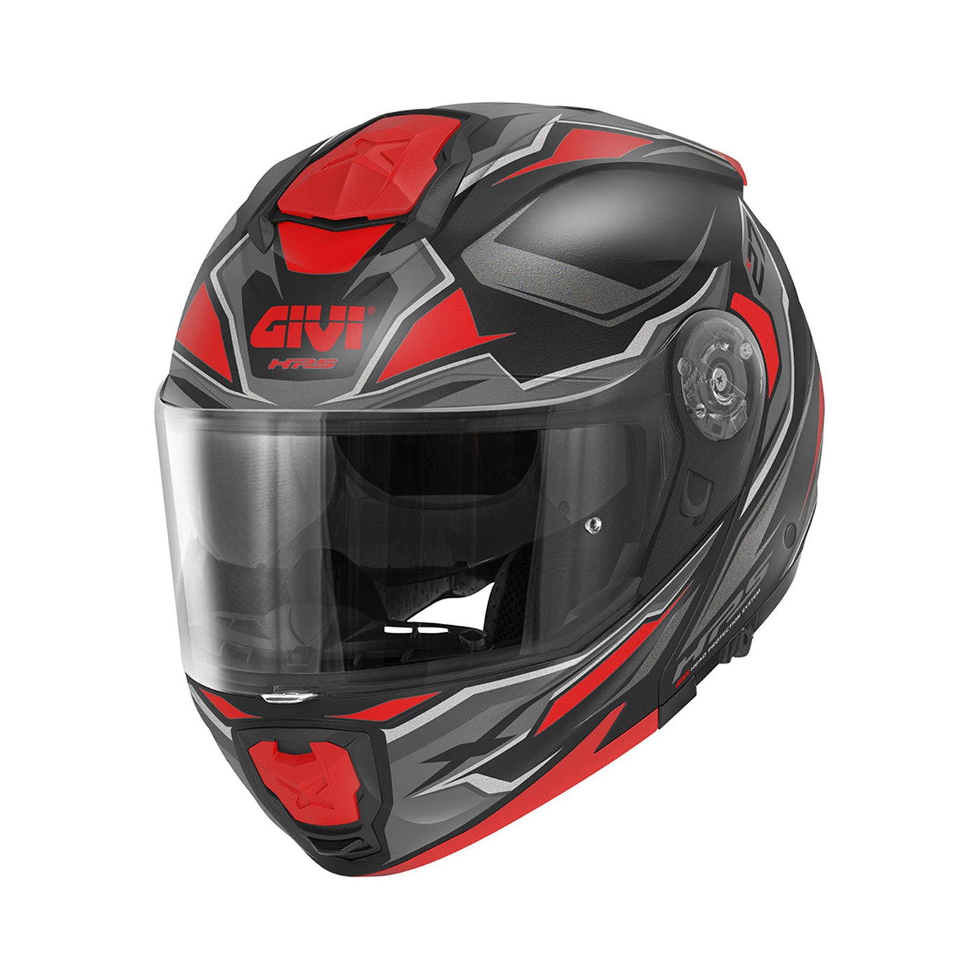 Givi Flip Up Helmet X27 Sector Black/Titanium/Red Matt