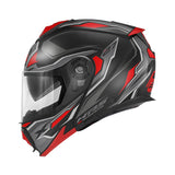 Givi Flip Up Helmet X27 Sector Black/Titanium/Red Matt