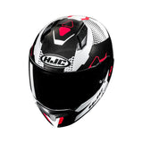 HJC C10 Helmet Aspa MC1 Black/White/Red Gloss
