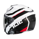 HJC F31 Helmet Naby MC1 White/Black/Red Gloss