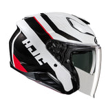 HJC F31 Helmet Naby MC1 White/Black/Red Gloss