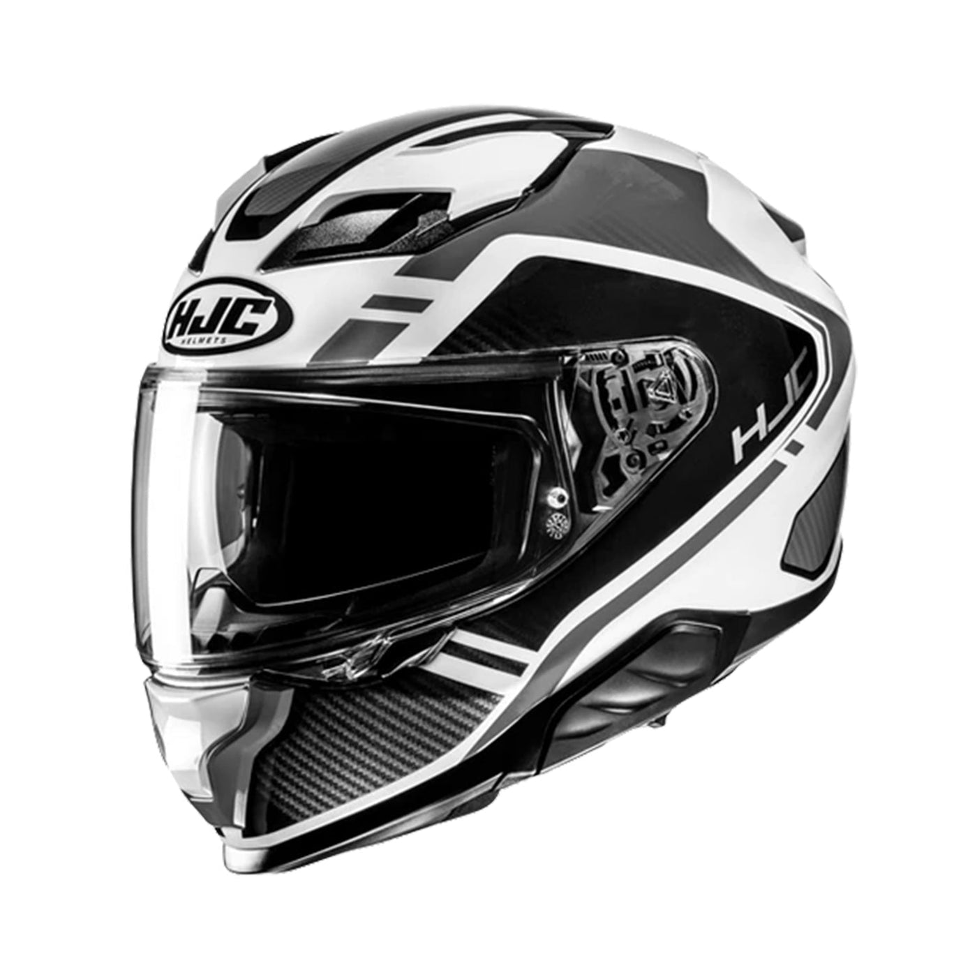 HJC F71 Helmet Tozz MC5 Black/White/Grey Gloss