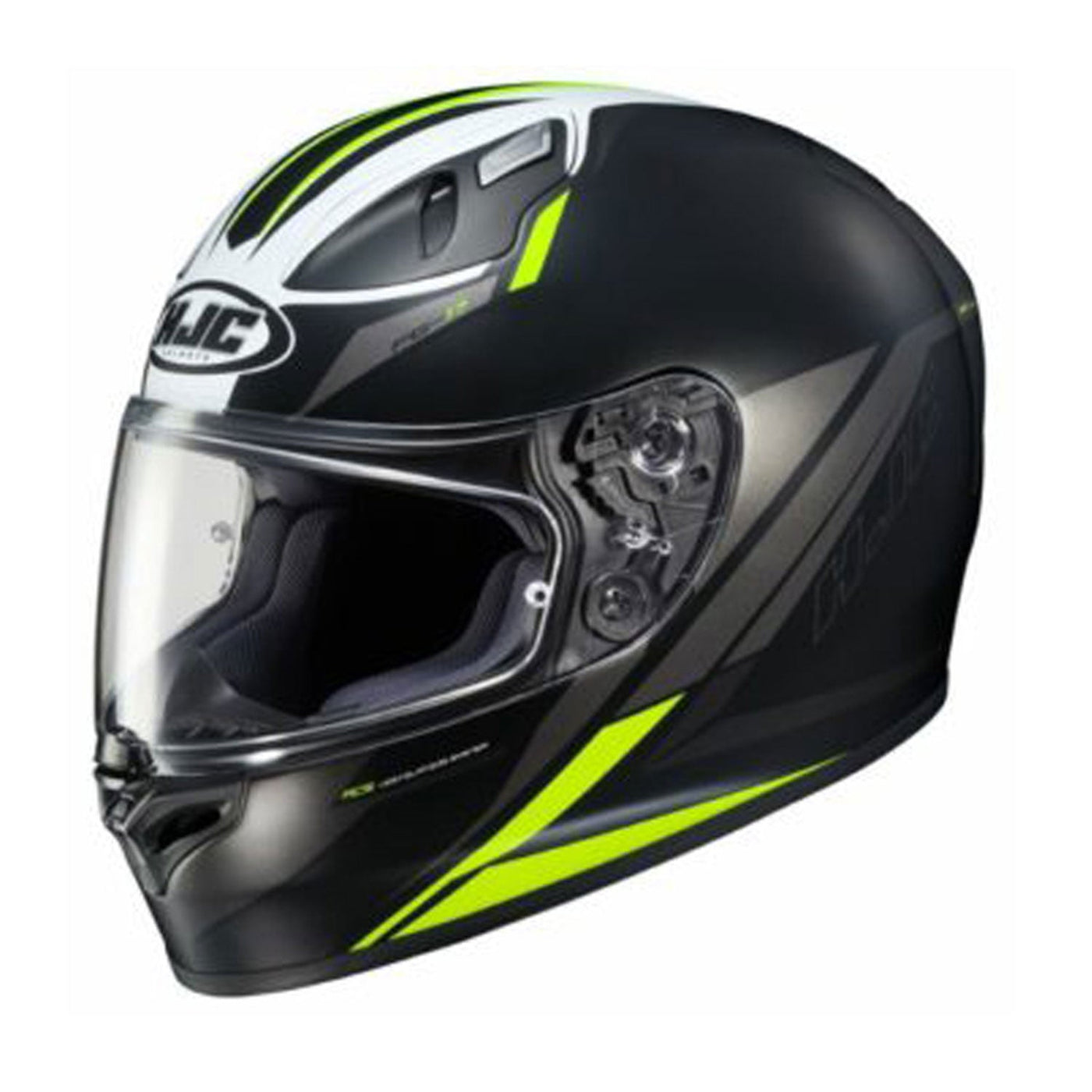 HJC FG-17 Helmet Valve MC4HSF Black/White/Yellow Fluo Matt