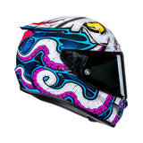 HJC Rpha12 Helmet Kraken MC28 White/Pink/Blue Gloss