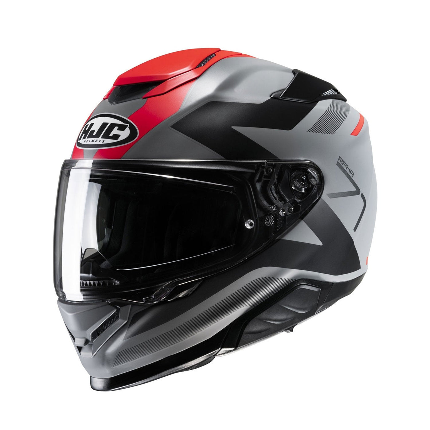 HJC Rpha71 Helmet Pinna MC1SF Black/Grey/Red Matt