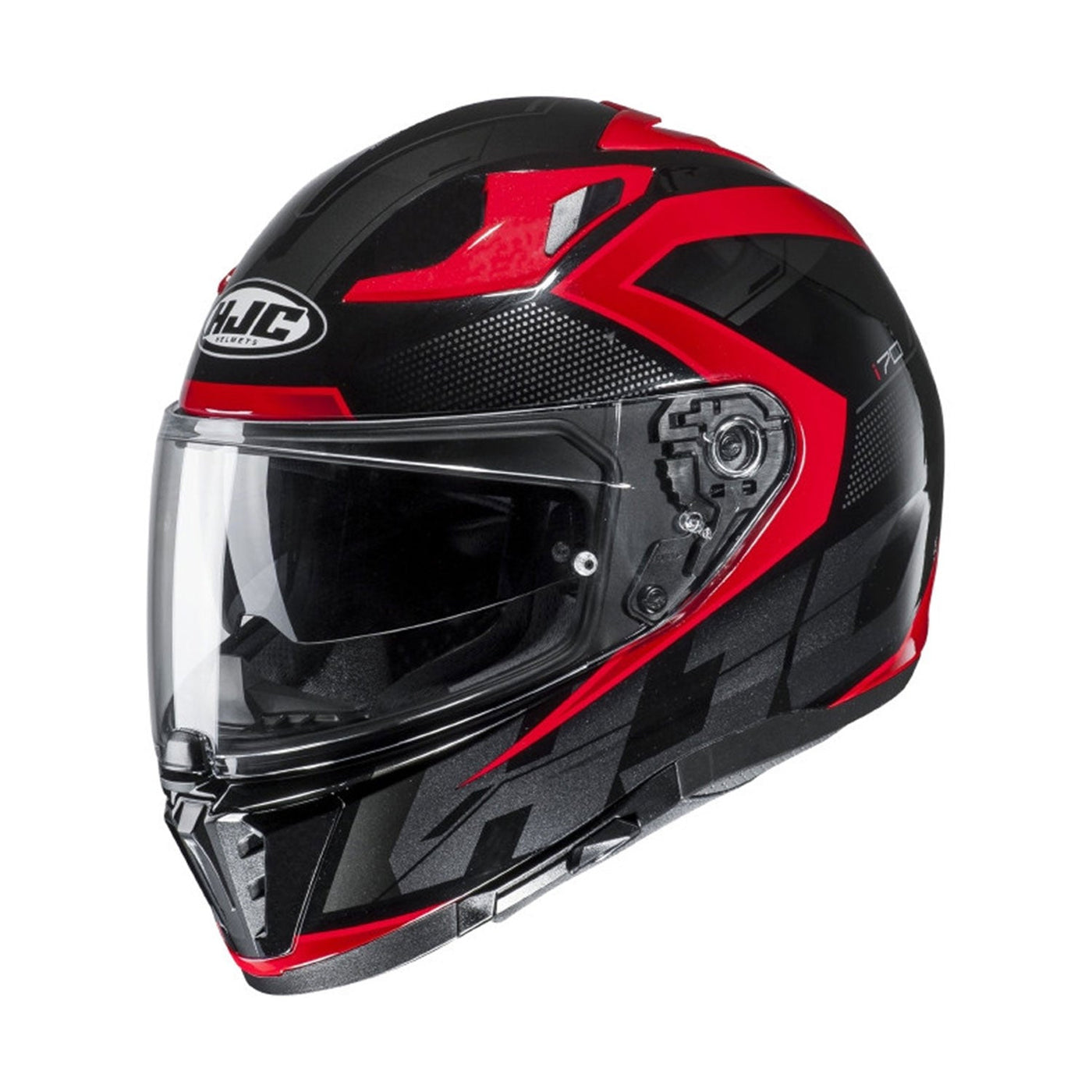 HJC i70 Helmet Asto MC1 Black/Red Gloss