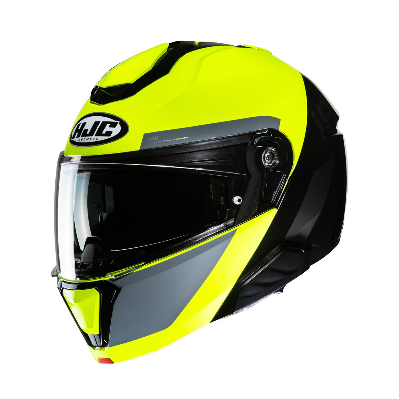 HJC i91 Helmet Bina MC3H Black/Grey/Yellow Gloss