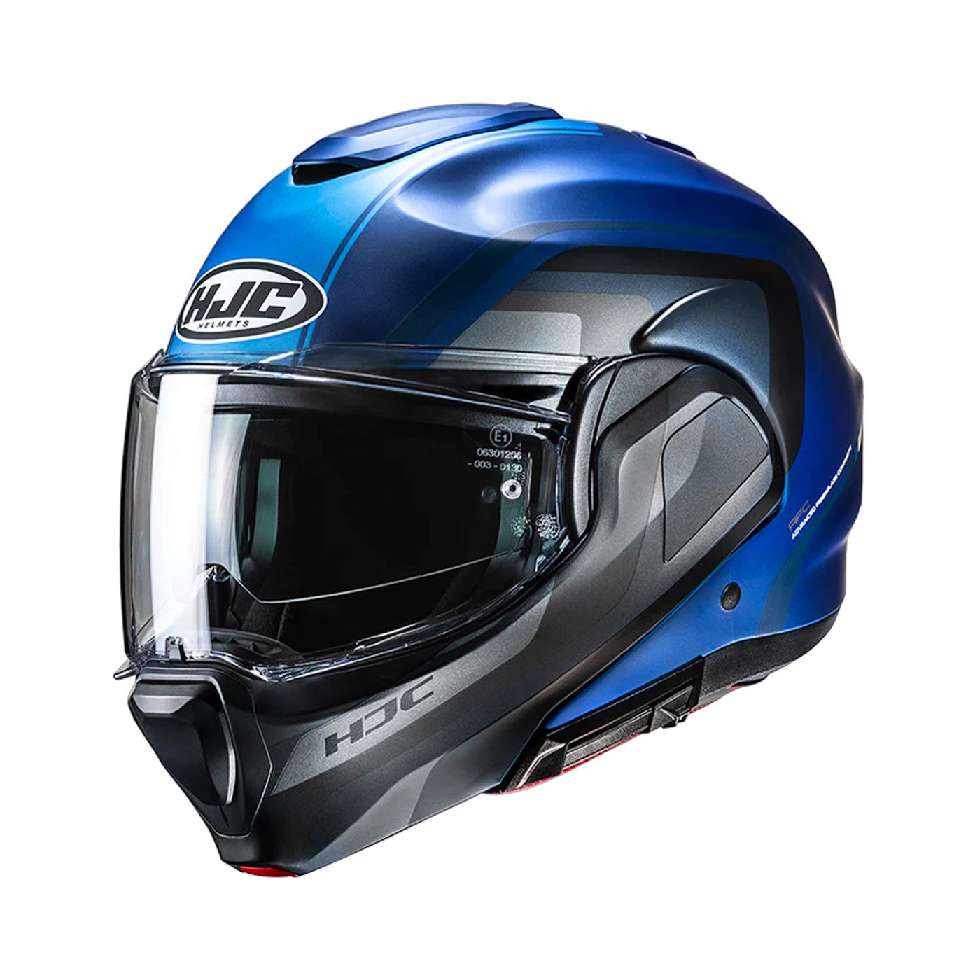 HJC F100 Helmet Reff MC2SF Blue/Black Matt