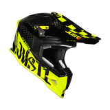 Just1 J12 Pro Racer Fluo Yellow Carbon - Gloss